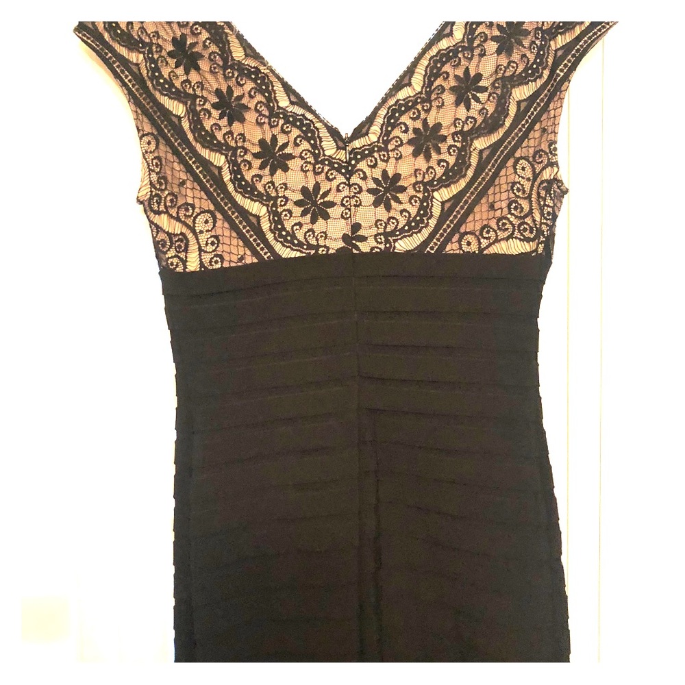 Lace and black dress